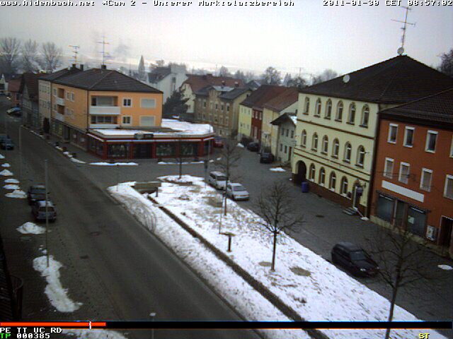 Bavaria Aidenbach Marktplatz and Zunftbaum